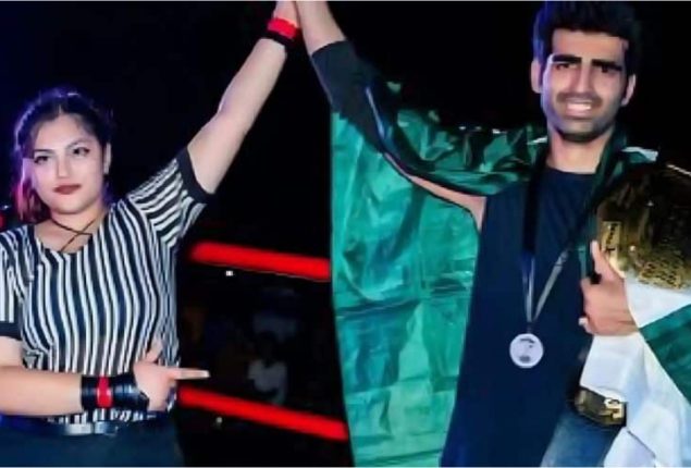 Pakistani wrestler defeats Indian opponent to retain International title