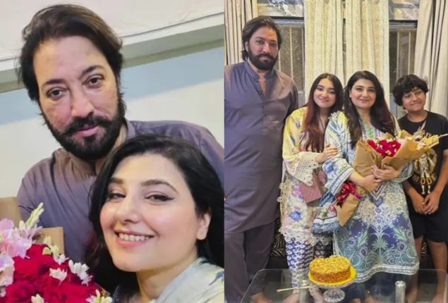Javeria Saud receives adorable late night birthday surprise from family