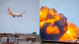 Breaking: Shocking videos of Air India plane crash shows massive destruction