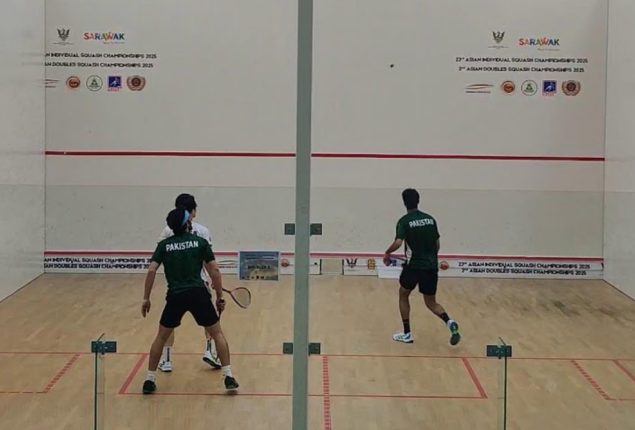 Pakistan will face India in Asian Doubles Squash finals