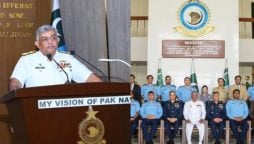 Naval Chief visits PAF Air War College, emphasizes Tech and joint operations