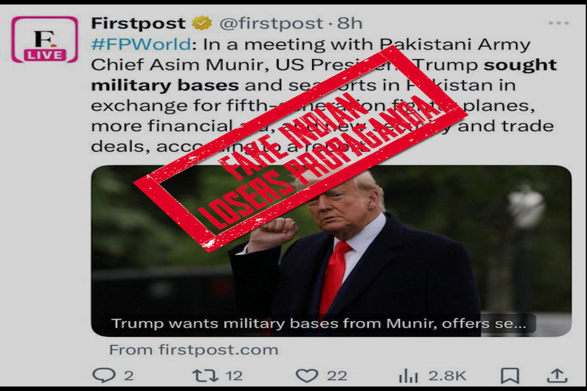 Indian Media's another misleading propaganda and fake news exposed