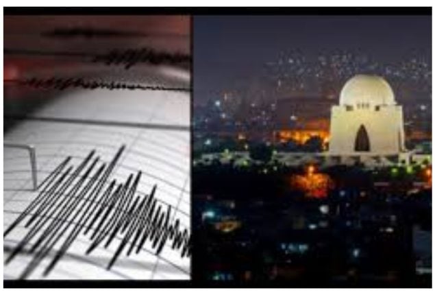 Earthquake tremors felt in several areas of Karachi