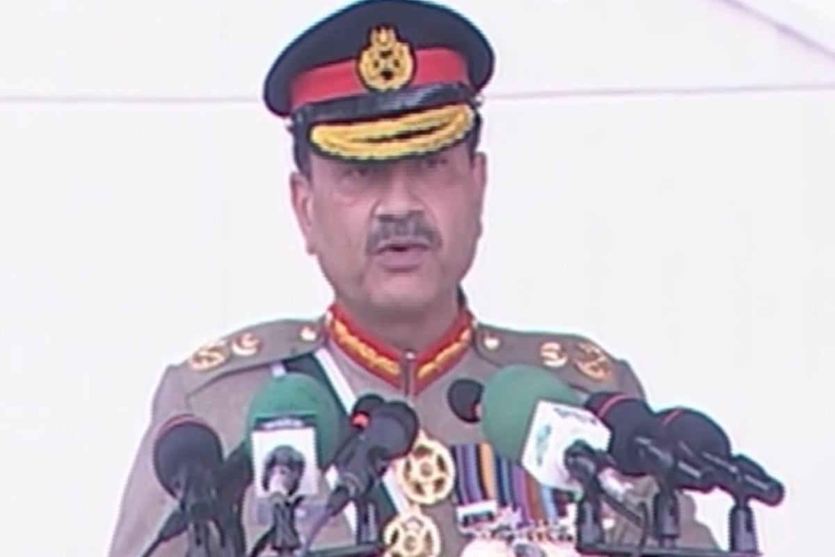 Field Marshal Syed Asim Munir attends Navy commissioning parade at PNS Rahbar