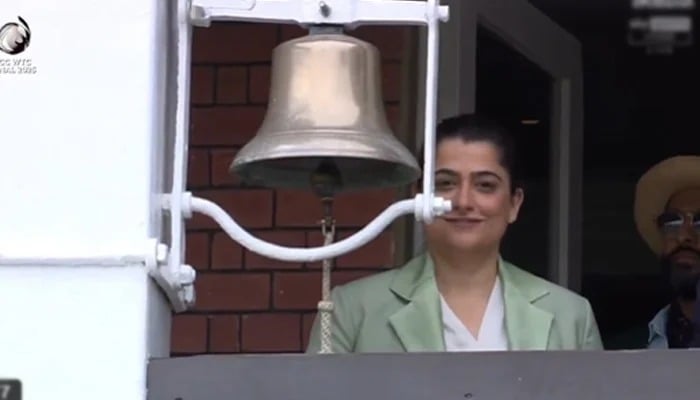 Sana Mir honored to ring bell at Lord’s ahead of WTC final