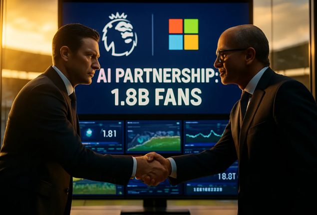 Premier League signs Five-Year AI deal with Microsoft