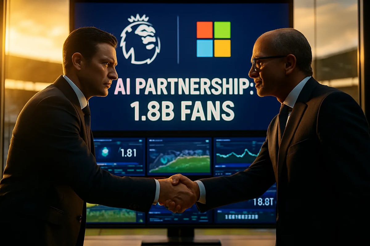 Premier League signs Five-Year AI deal with Microsoft
