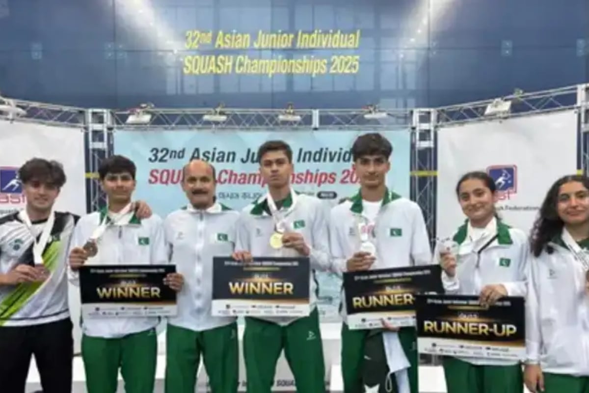 Pakistan 7 medals in Asian Jr Squash Championships Pakistan 7 medals in Asian Jr Squash Championships