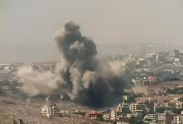 Israel strikes Syrian Defense Ministry headquarters, Horrific scenes captured live