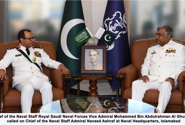 Saudi Naval Chief meets Admiral Naveed Ashraf
