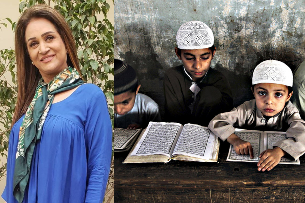 Actress Bushra Ansari calls for strict monitoring of Islamic seminaries (madrasas)