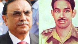 President Zardari honors Captain Sarwar Shaheed on 77th anniversary