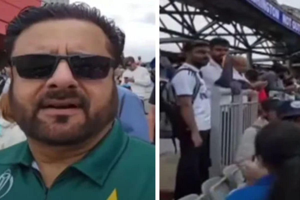 Pakistani fan wearing team shirt ousted from Old Trafford ground