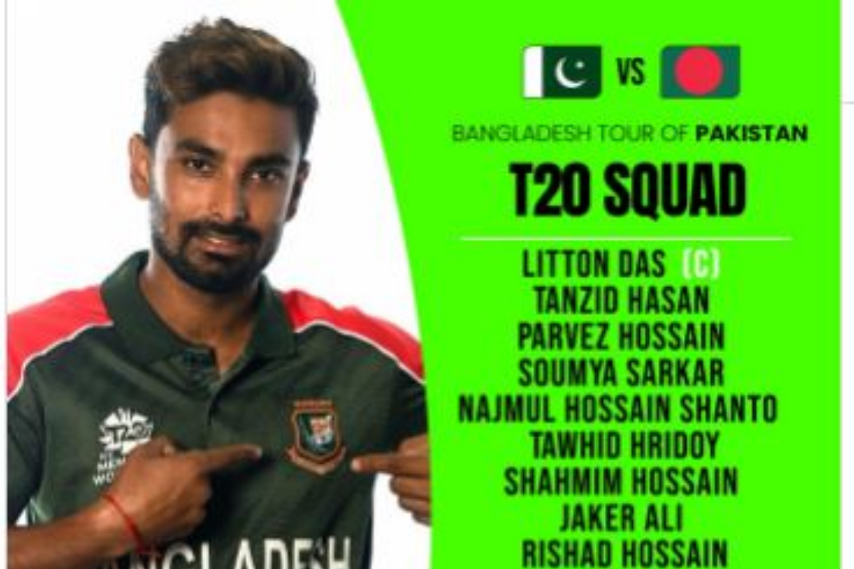 Bangladesh announces T20 squad for Pakistan series
