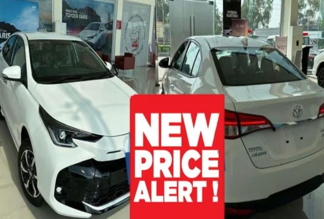 Toyota Yaris, Corolla Latest Prices in Pakistan- July 2025