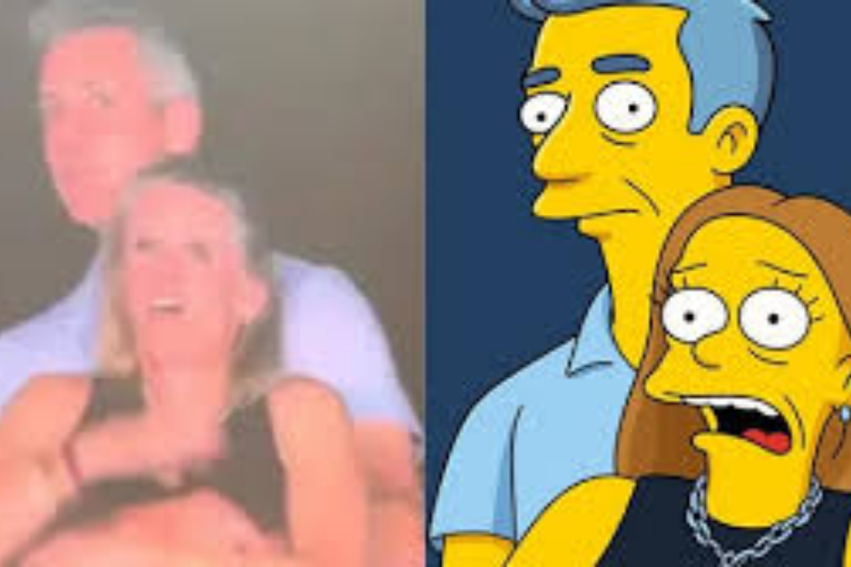 Did The Simpsons predict the coldplay kiss cam scandal?
