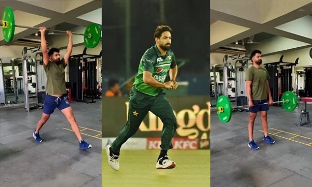 Haris Rauf resumes full-pace bowling after hamstring injury