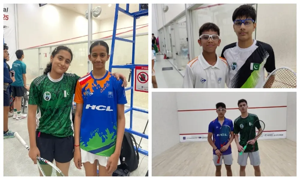 5 Pakistani players reach semifinals of Asian Junior Squash Championship