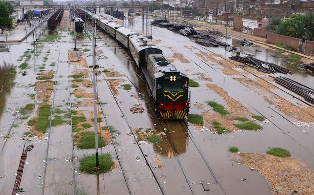Heavy rains disrupt train operations across the region