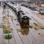 Heavy rains disrupt train operations across the region