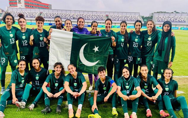 Pakistan women's football team rises in FIFA rankings
