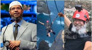 Dr Zakir Naik surprises followers with daring adventure in Bali