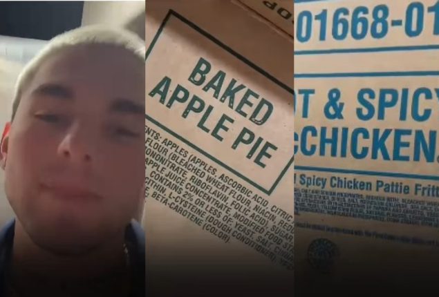 Delivery worker exposes ingredients of popular Fast Food brand: “Stop Eating This Stuff”