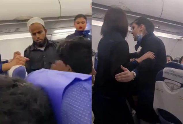 Muslim passenger slapped on Indian plane, video goes Viral