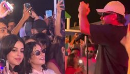Exes Reunite? Hania Aamir seen enjoying Asim Azhar’s live performance