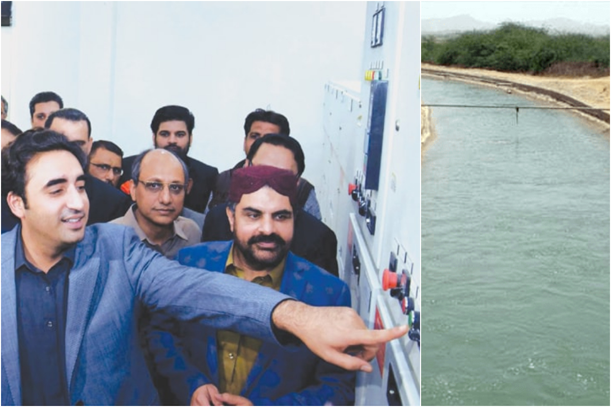 Bilawal Bhutto inaugurates Hub Canal project, Murad Shah promises better supply for Karachi and Hyderabad