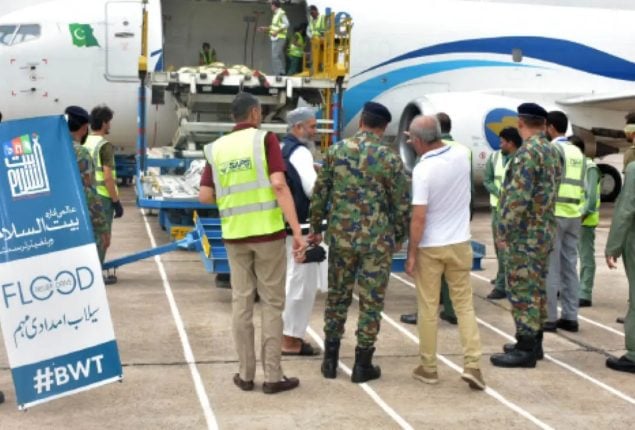 PAF provides food and medicines to flood-affected areas of Gilgit-Baltistan
