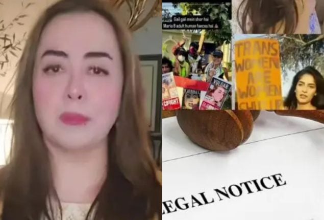 Maria B responds publicly to legal notice allegations