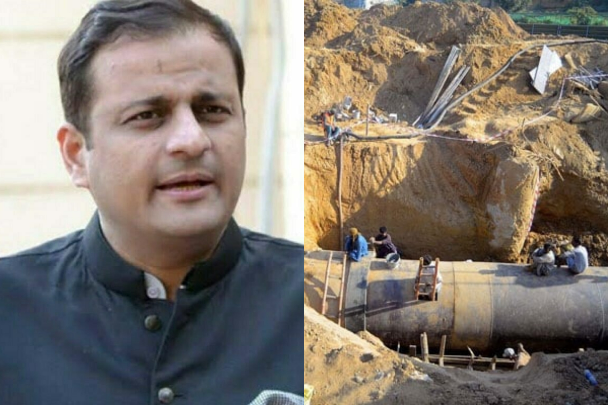 Karachi Mayor visits Gulshan Hadeed to review Water Supply lines