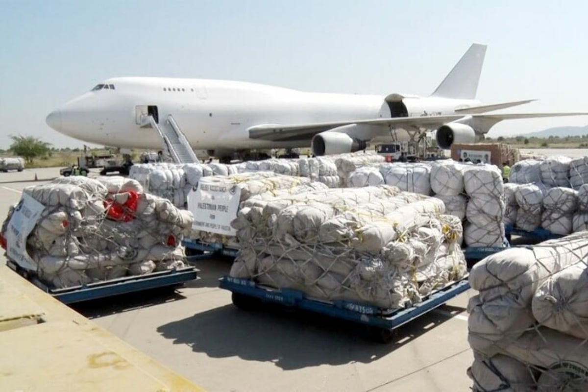 Pakistan’s Gaza aid shipment arrives safely in Egypt
