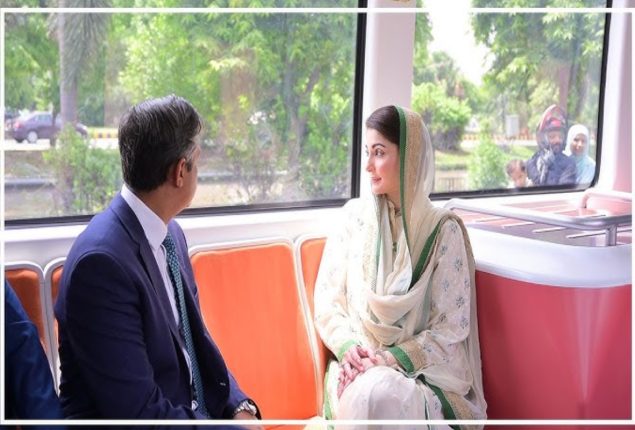 CM Punjab Maryam Nawaz Launches Pakistan’s First Urban Electric Train in Lahore