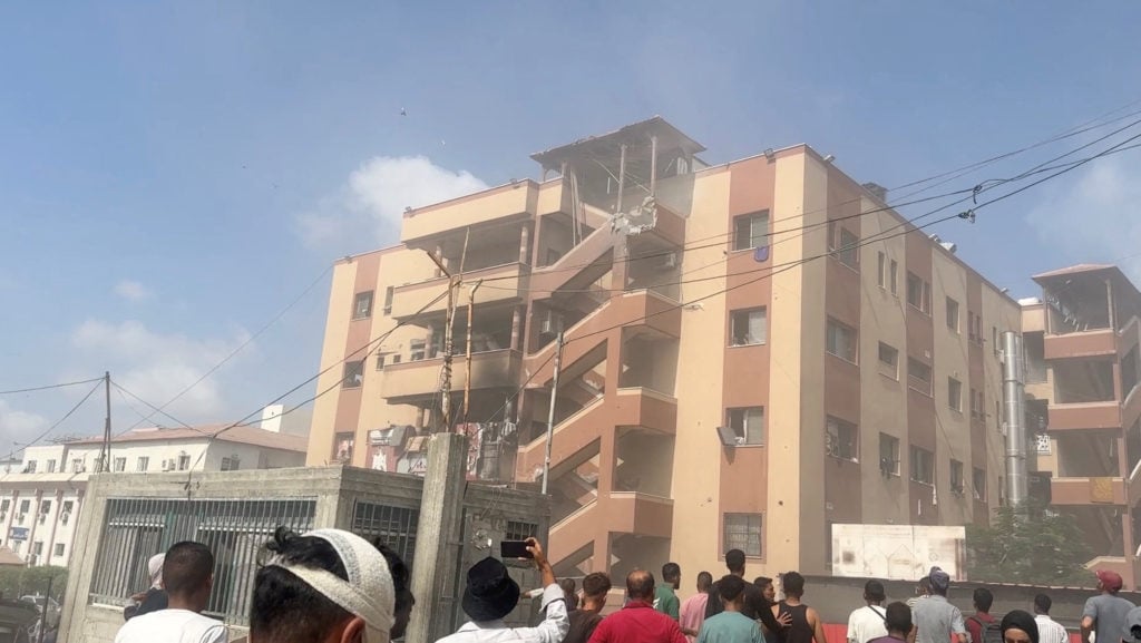 Hamas disputes Israeli account of deadly strike on Gaza’s Nasser hospital