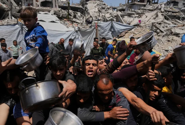 At least 57 people have been killed in Israeli attacks across Gaza since the early hours of this morning, including 38 starving people seeking aid.