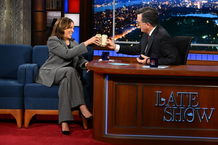Kamala Harris appears on Stephen Colbert "The Late Show" since 2024 election