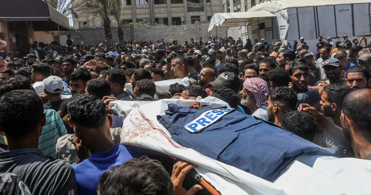 Israel airstrike on Nasser Hospital kills journalists, medics, and dozens of civilians in Gaza