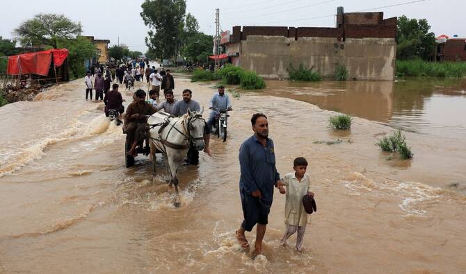 Flood devastation in Punjab: Villages submerged, Millions displaced, 7 dead