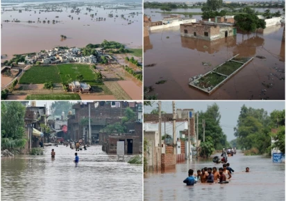 High-level flooding in Punjab rivers: Several cities submerged, educational institutions closed