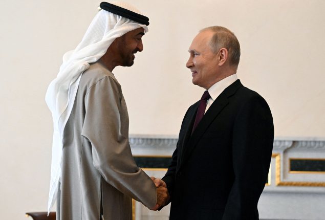 Putin names UAE a "Suitable" venue for potential summit with Trump