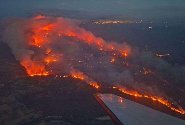 Hellish wildfire ravages Southern France, one dead and vast destruction