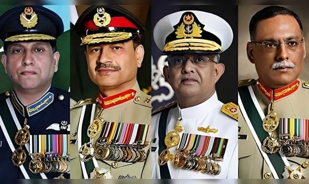 Armed Forces extend heartfelt felicitations to nation on 78th Independence Day