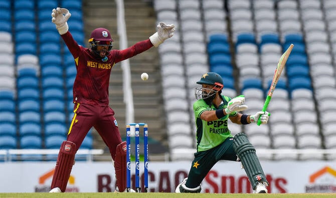 West Indies level series: defeat Pakistan by five wickets
