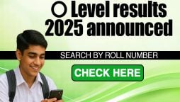 O Level results 2025 announcing; Check Online