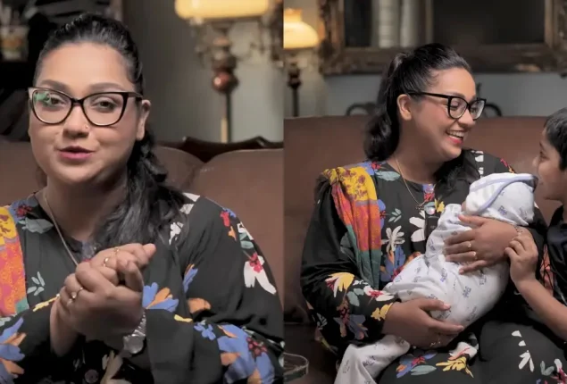 Actress Uroosa Siddiqui shares vlog on welcoming baby boy Farjad