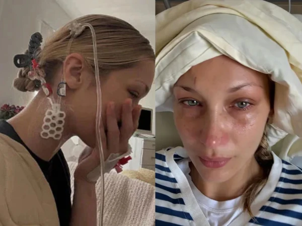 Bella Hadid shares hospital photos amid ongoing health battle