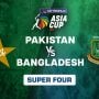 Pakistan, Bangladesh face off today in Do-or-Die Super Four clash