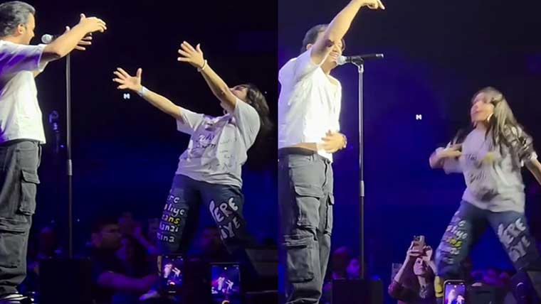 Fan crosses the line at Atif Aslam concert